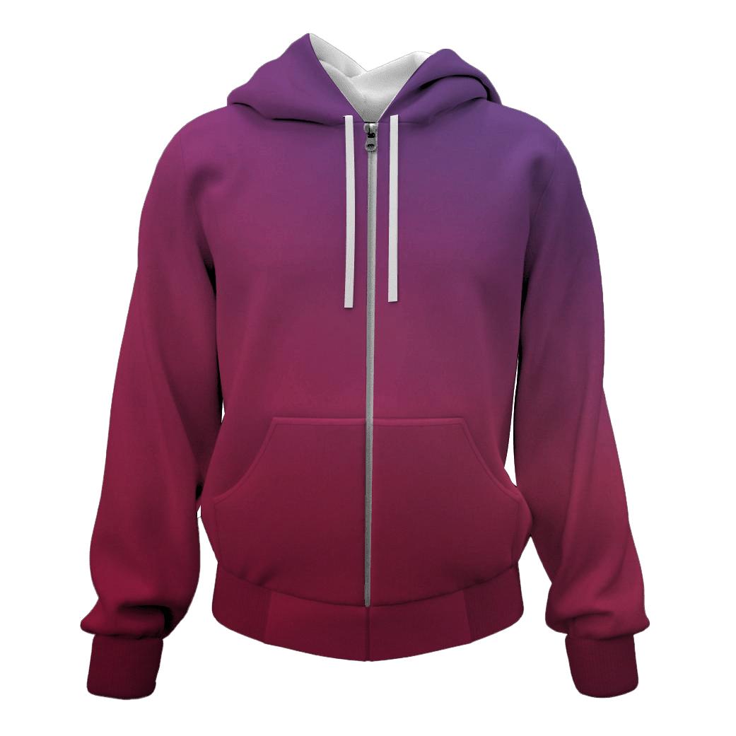 Crimson Twilight Cascade heavyweight hoodies