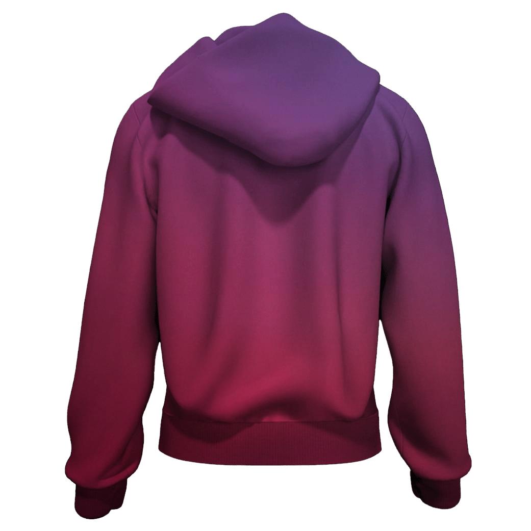 Crimson Twilight Cascade heavyweight hoodies