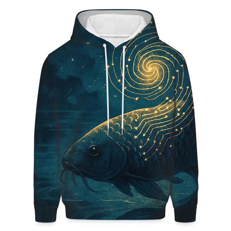 Celestial Koi Circuit premium hoodies