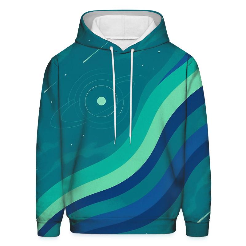 Aurora Ribbon Array graphic hoodies