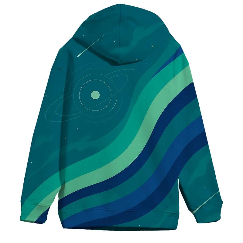 Aurora Ribbon Array graphic hoodies