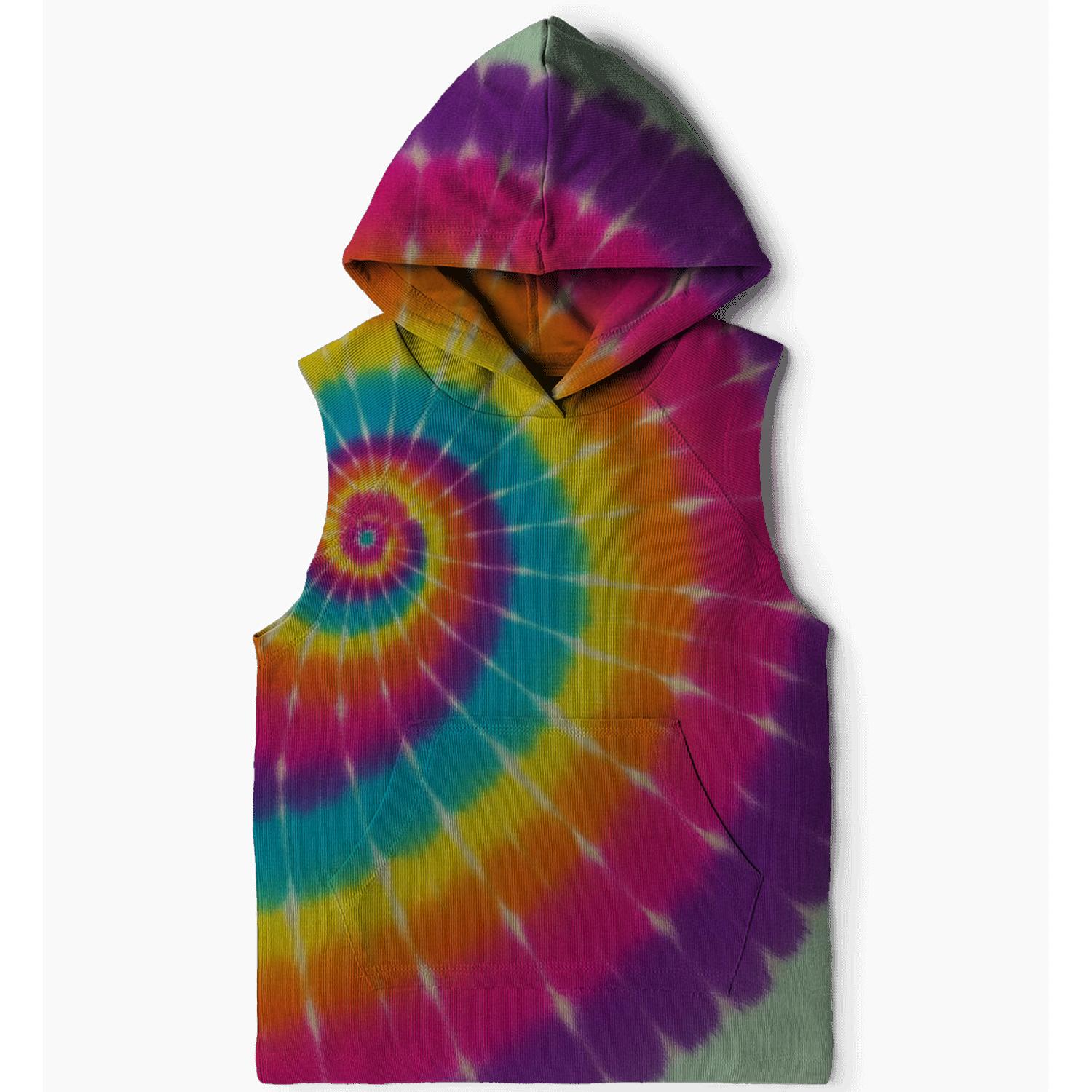 Neon Spiral Galaxy pullover hoodies