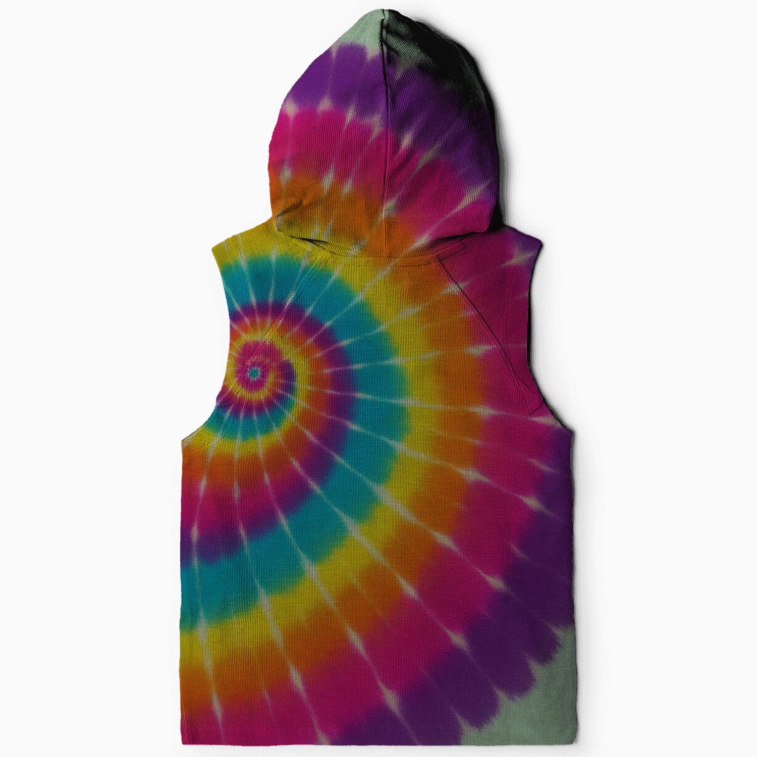 Neon Spiral Galaxy pullover hoodies