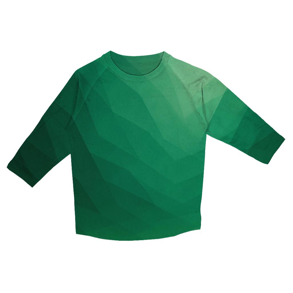 Emerald Mirage stylish quarter sleeve tops