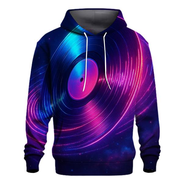Neon Vinyl Galaxy printed hoodies