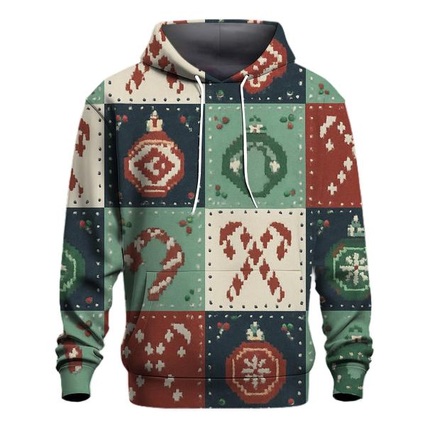 Candy Orchard Ornament Grid Design printed hoodies
