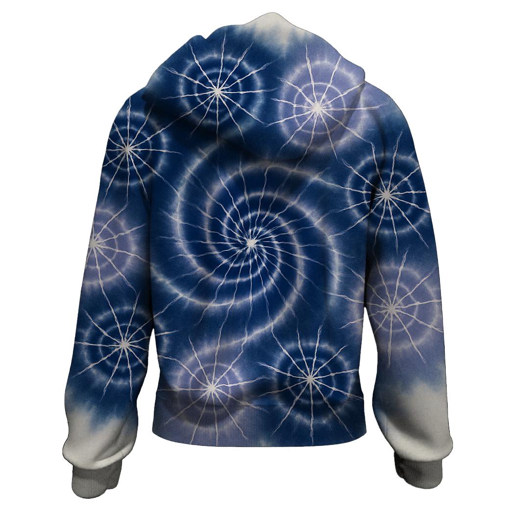 Celestial Kumo Spiral zip-up hoodies