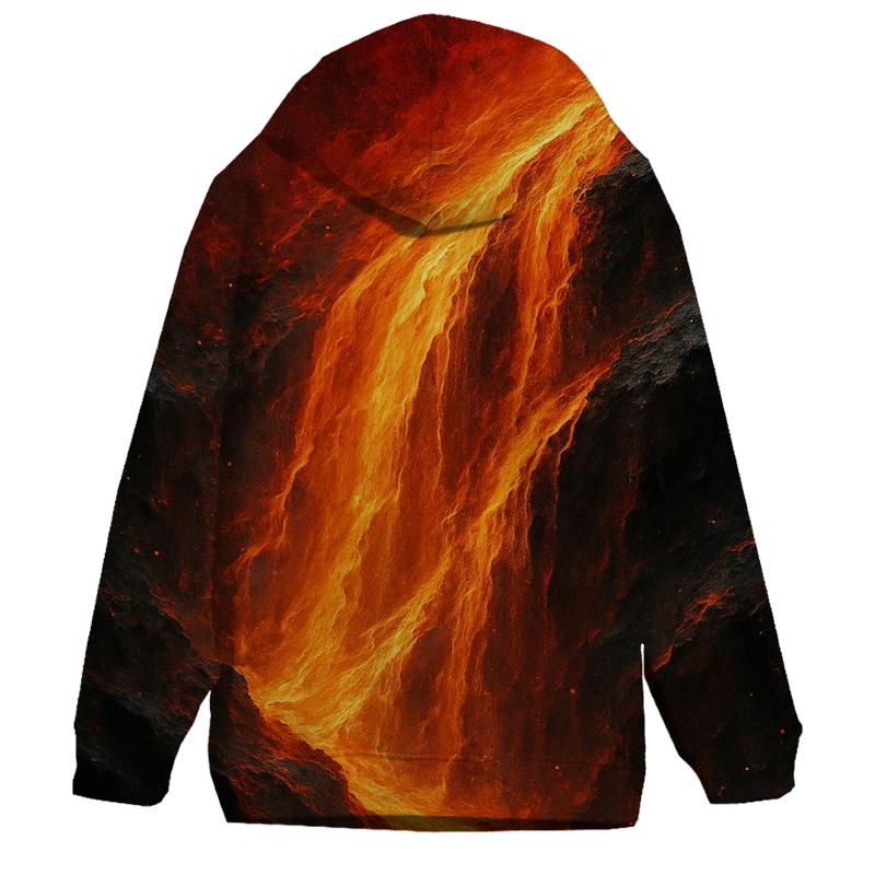 Ember Glow Cascade designer hoodies
