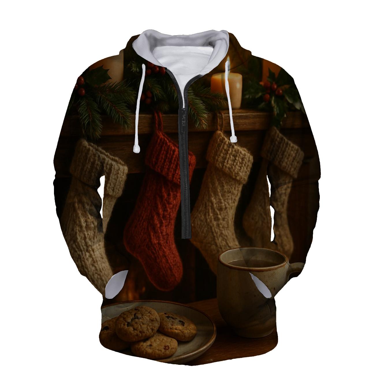 Mantel With Stockings And Cookies hoodie styles