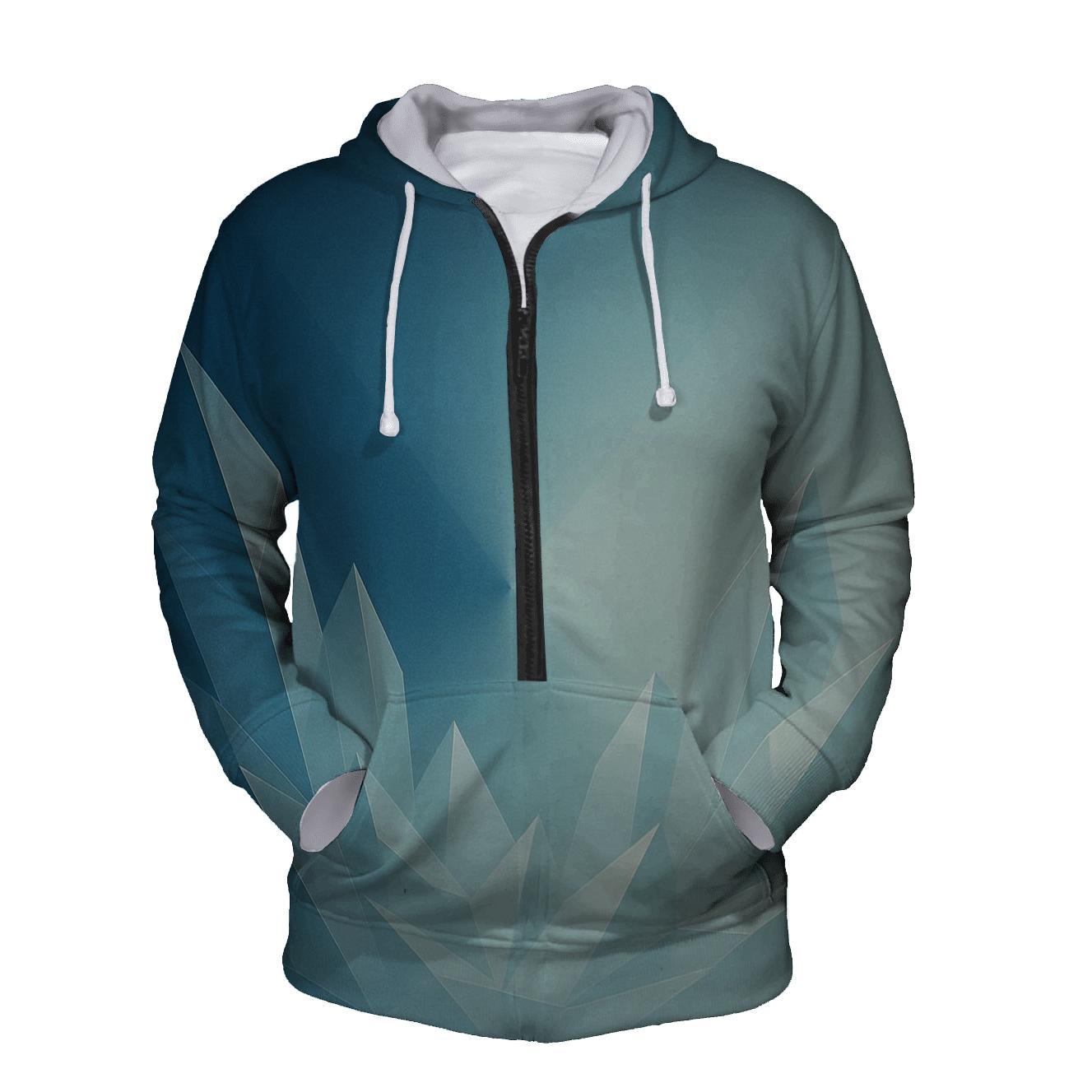 Glacier Prism Drift custom hoodies