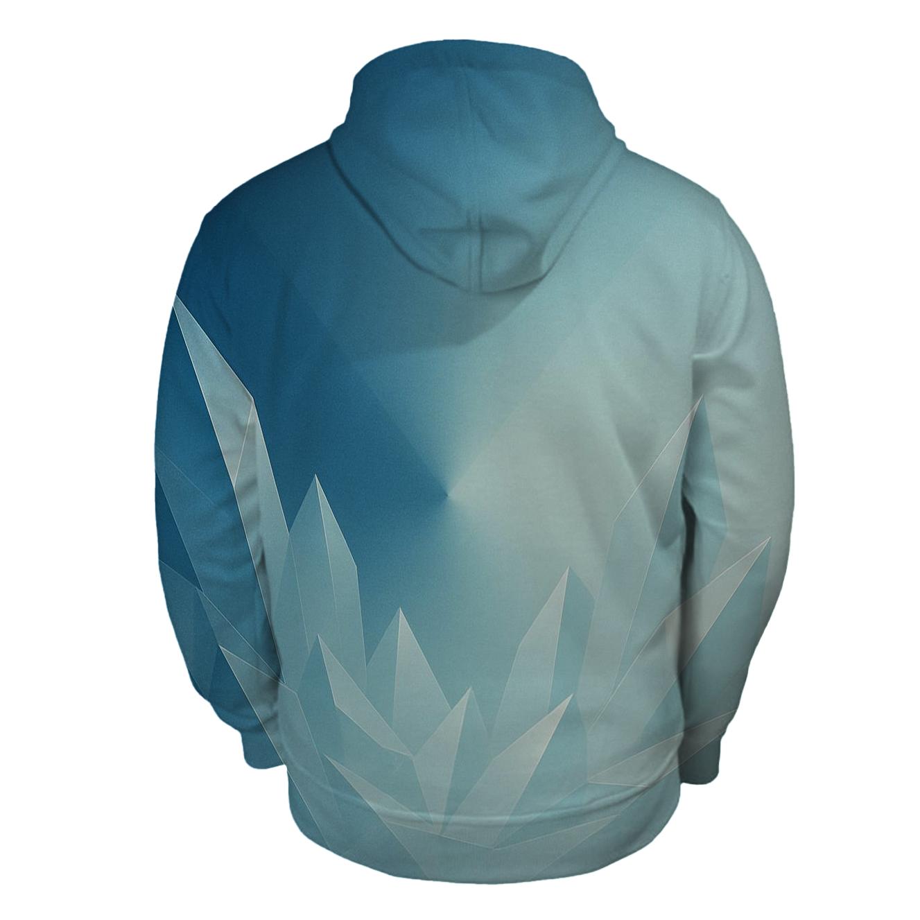 Glacier Prism Drift custom hoodies