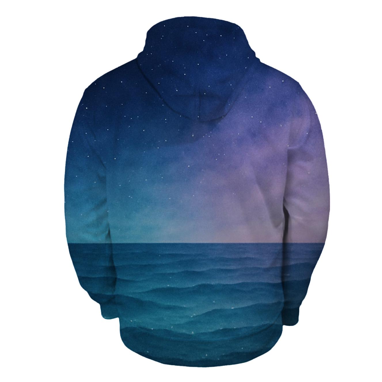 Celestial Ocean Glow premium hoodies