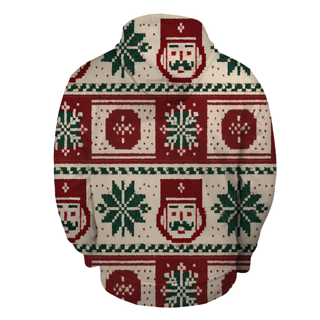 Nutcracker Snowflake Patchwork Design designer hoodies