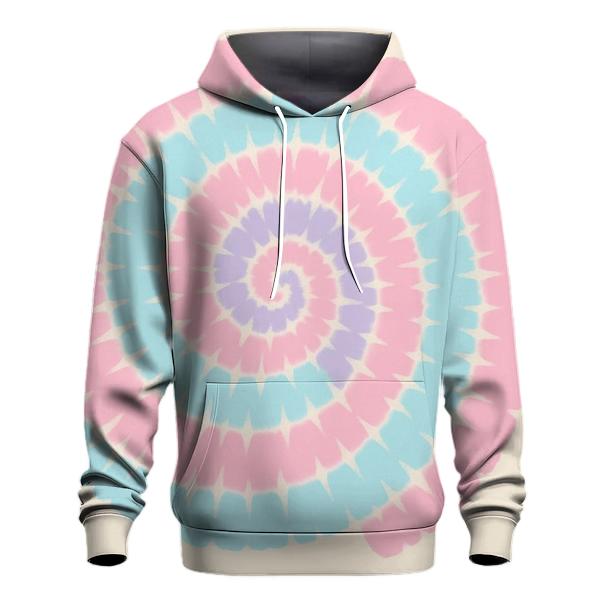 Pastel Spiral Dream graphic hoodies
