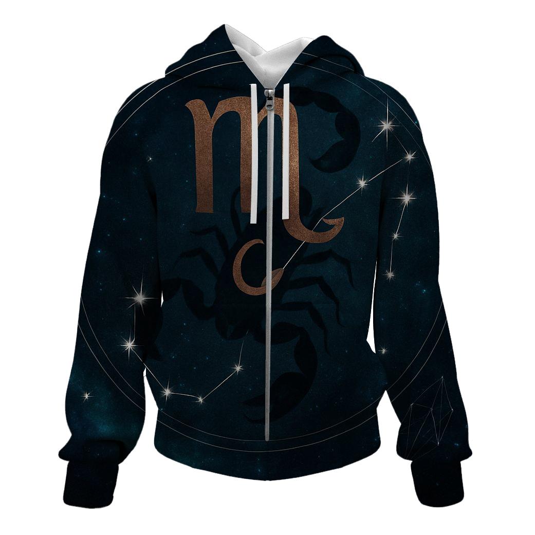 Scorpio Nocturne Constellation Sigil pullover hoodies
