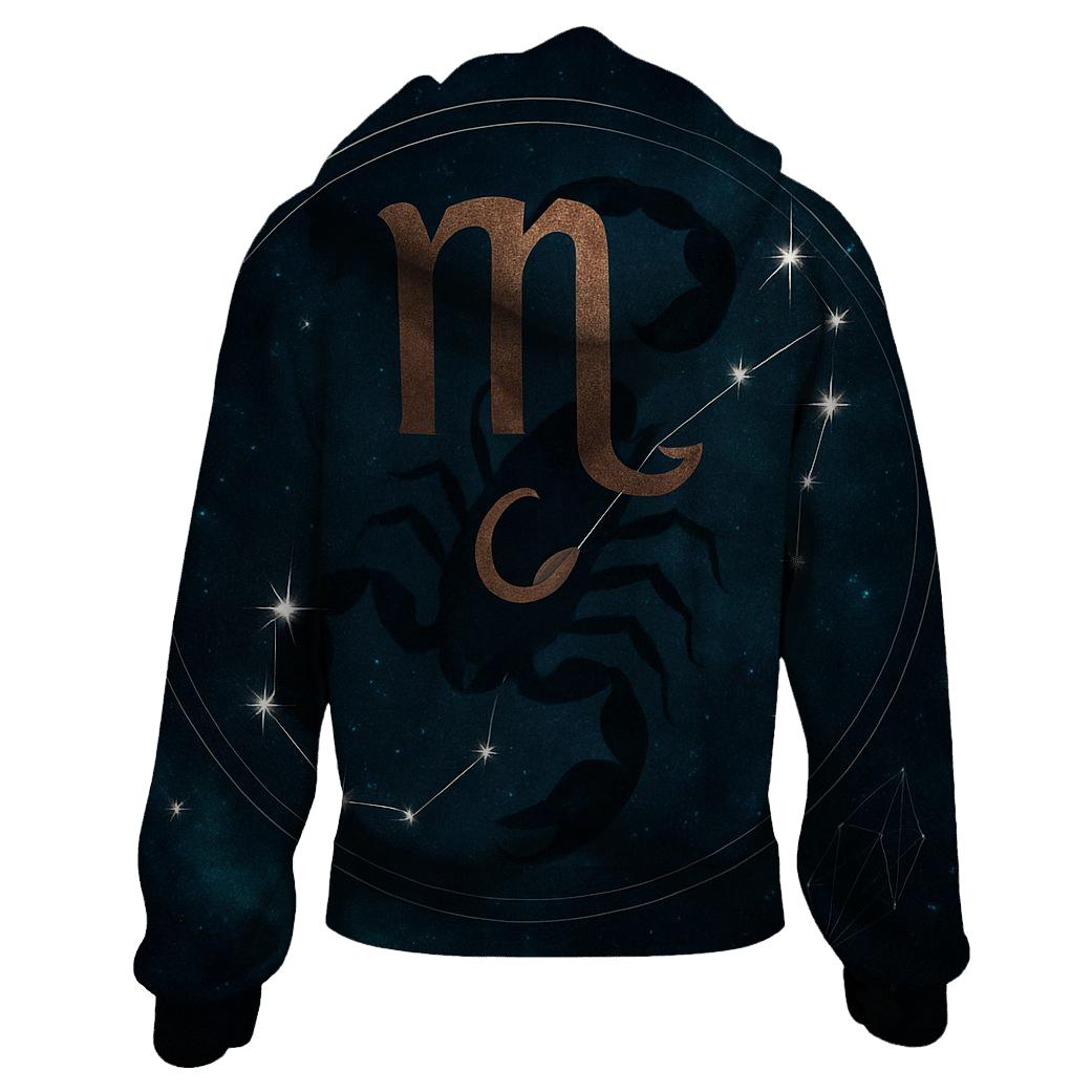 Scorpio Nocturne Constellation Sigil pullover hoodies