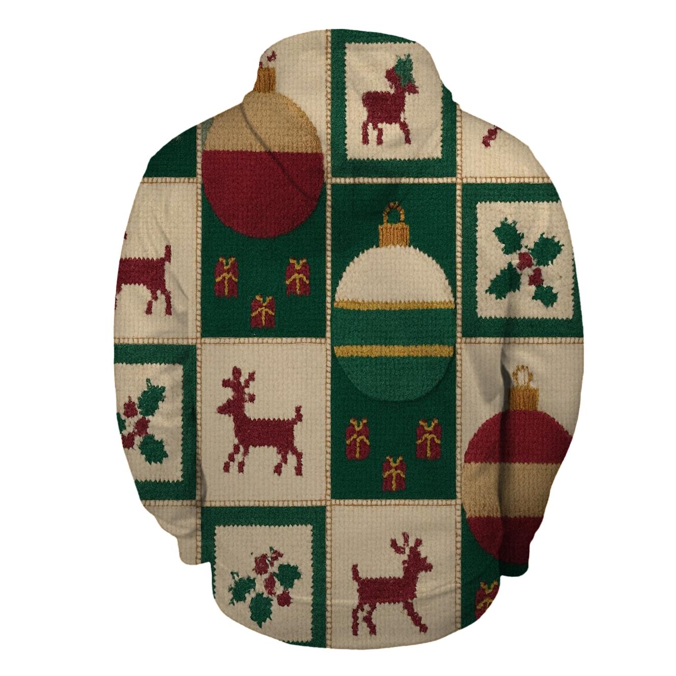 Ornament Patchwork Parade Design premium hoodies