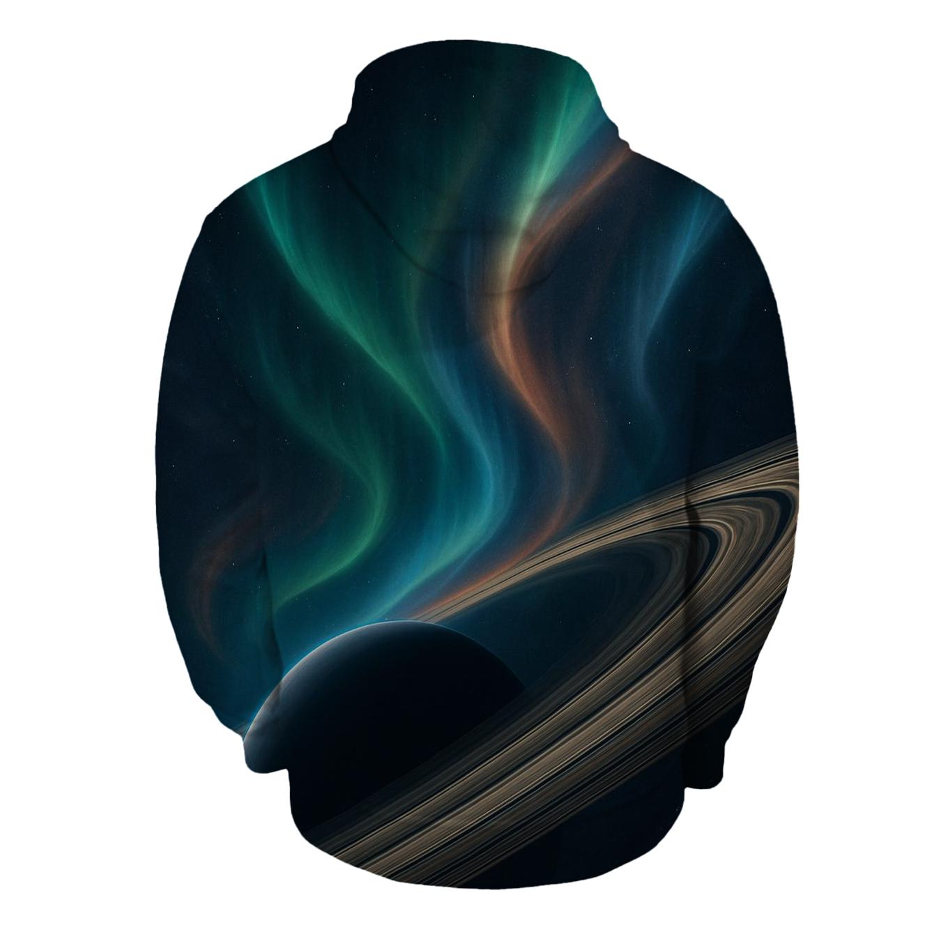 Ring Plane Aurora Veil premium hoodies