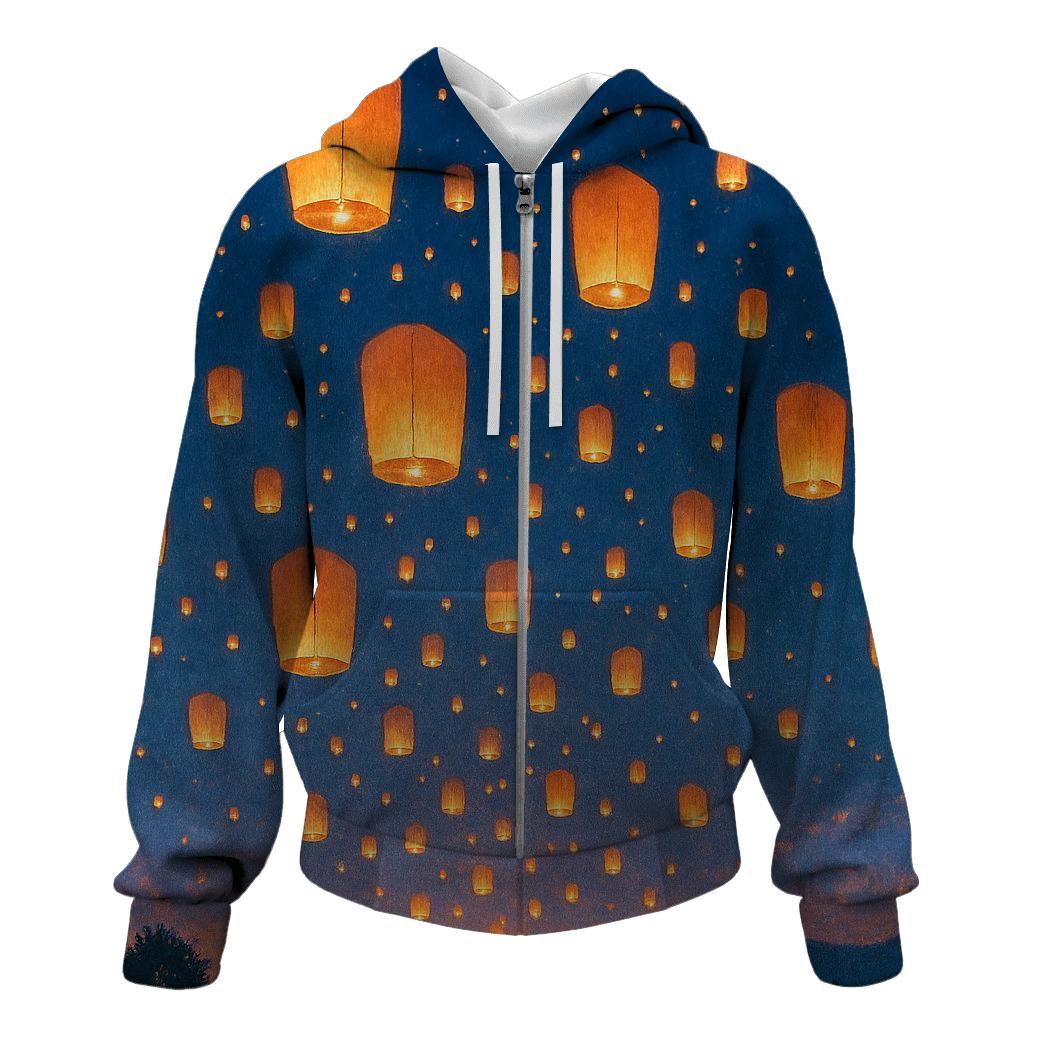Celestial Lantern Festival heavyweight hoodies