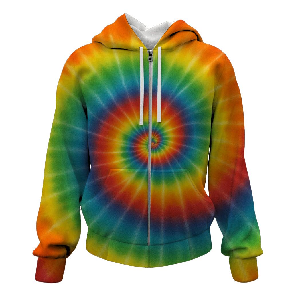 Spiral Spectrum Medallion heavyweight hoodies