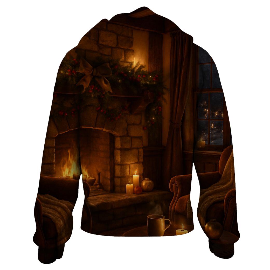Twinkling Hearthside Embrace designer hoodies