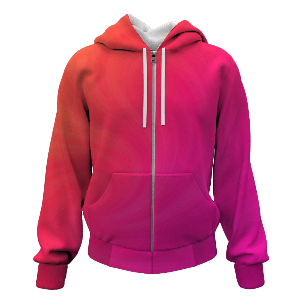Electric Coral Burst hoodie styles