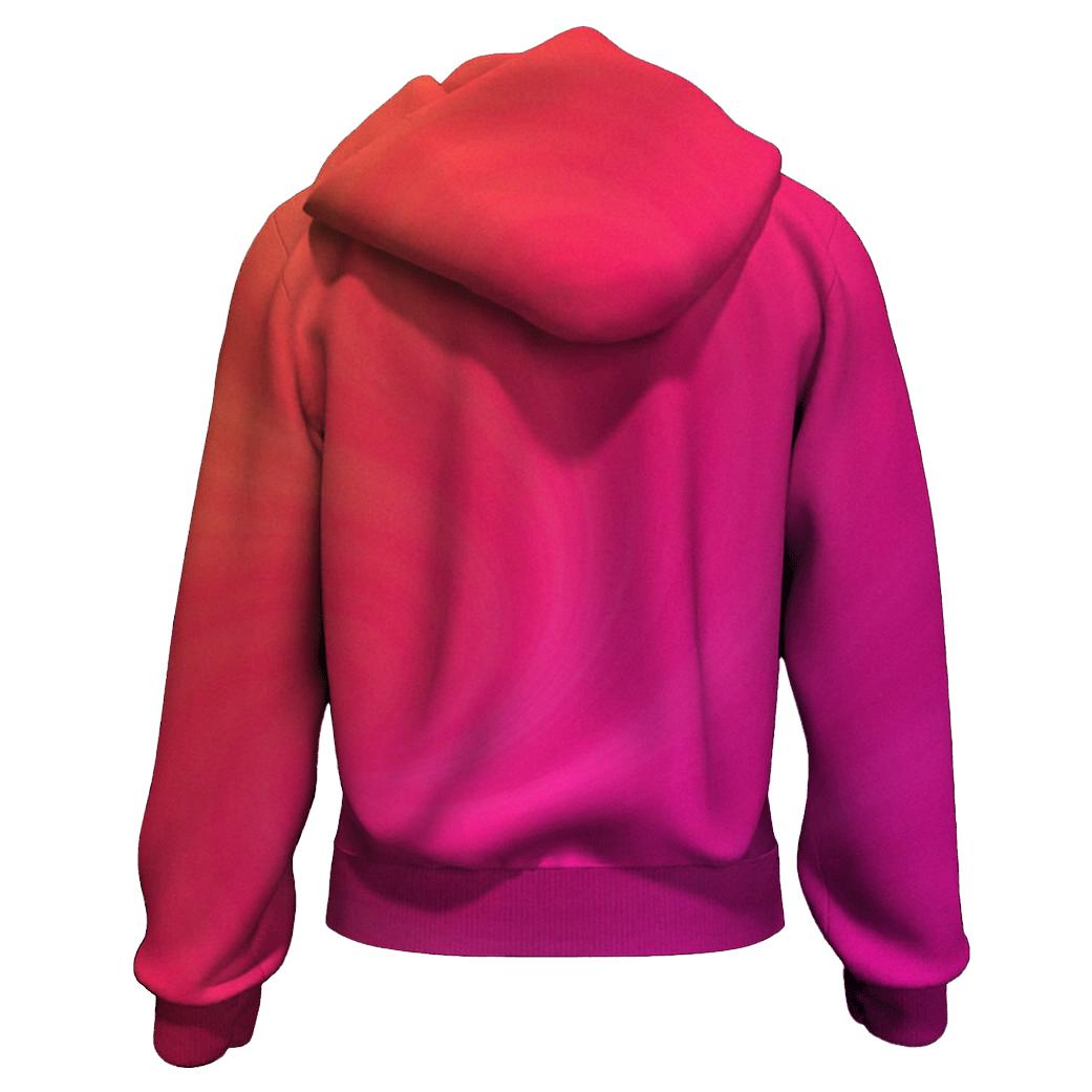 Electric Coral Burst hoodie styles