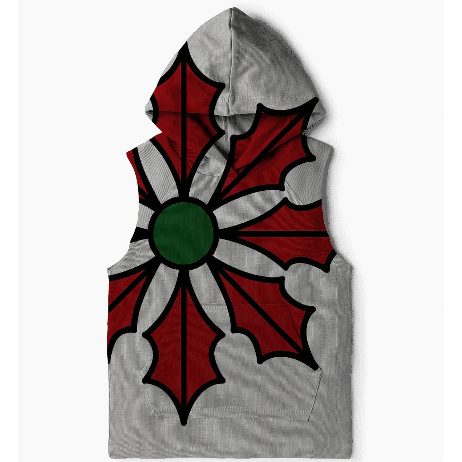 Crimson Holly Starburst zip-up hoodies