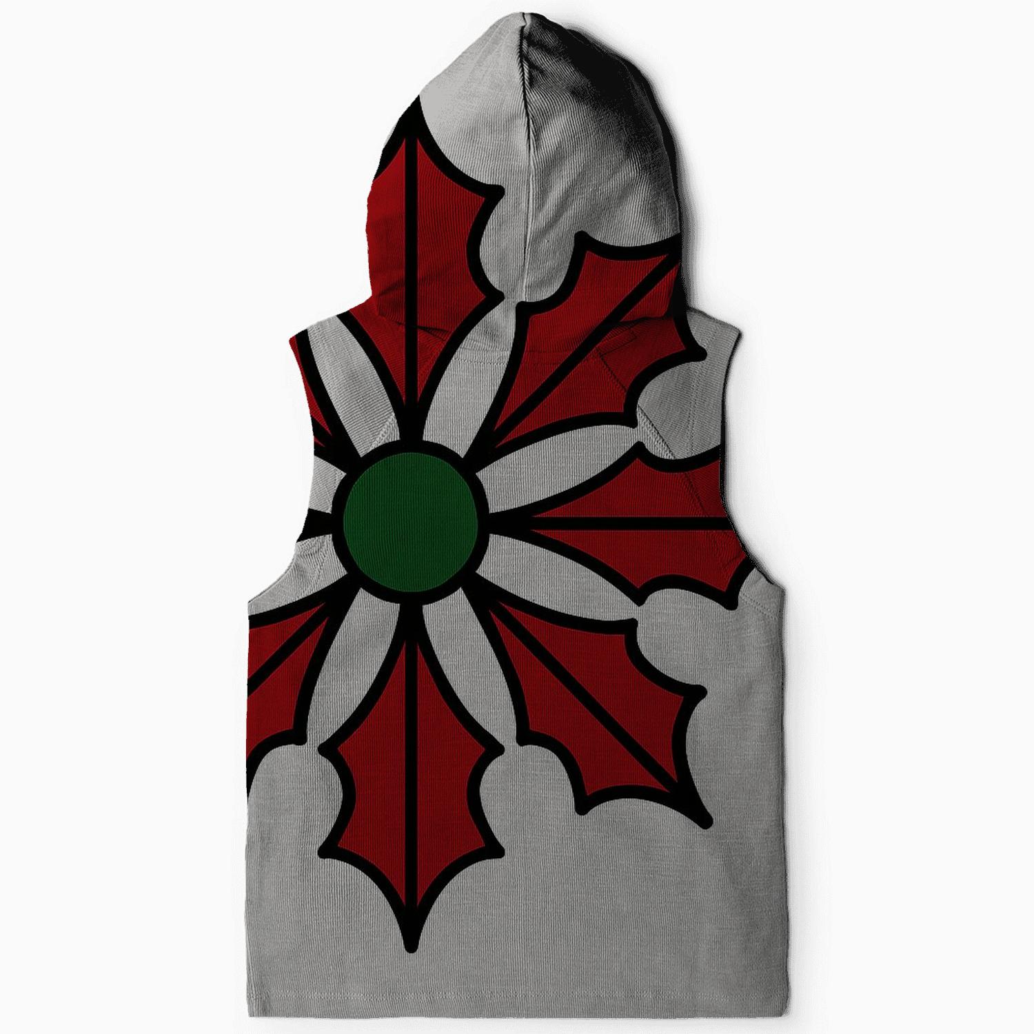 Crimson Holly Starburst zip-up hoodies