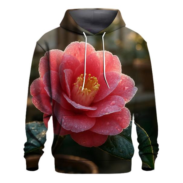 Midwinter Camellia Conservatory Study zip-up hoodies