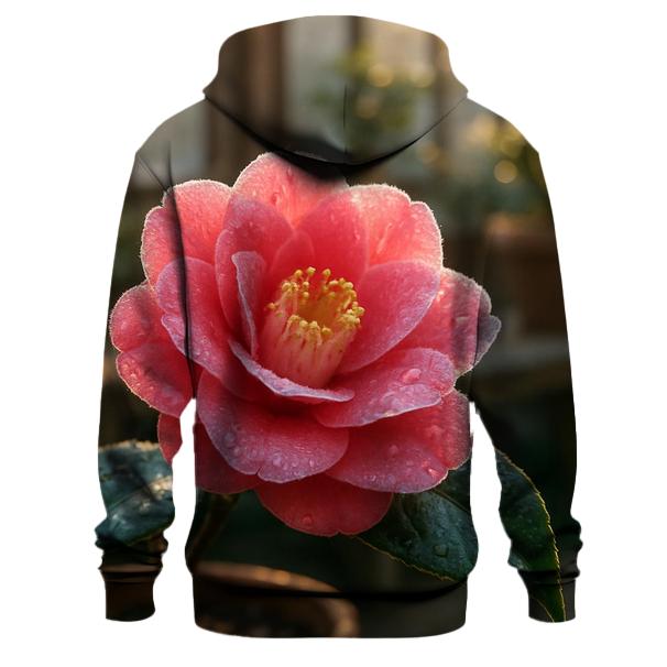 Midwinter Camellia Conservatory Study zip-up hoodies