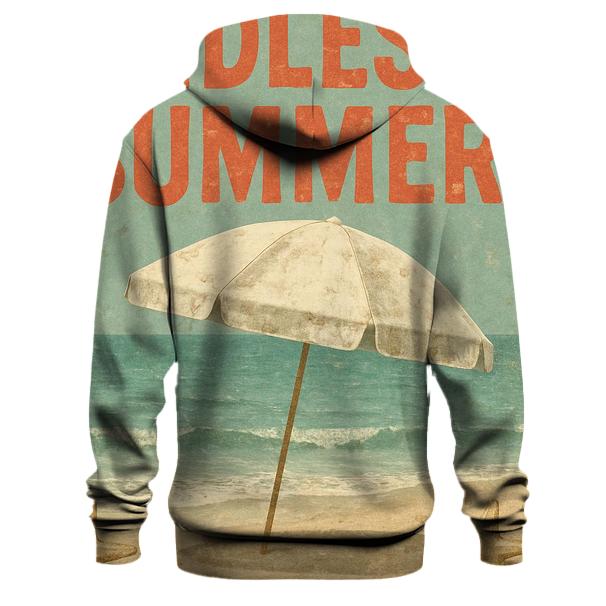 Faded Summer Beach Print hoodies fashion
