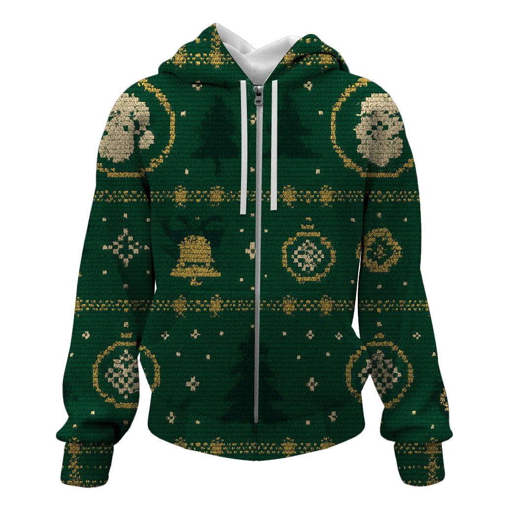 North Star Ornament Plaid Bands Design hoodies fashion