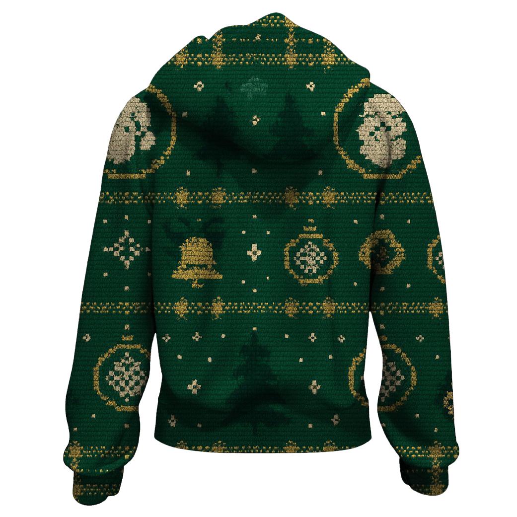 North Star Ornament Plaid Bands Design hoodies fashion