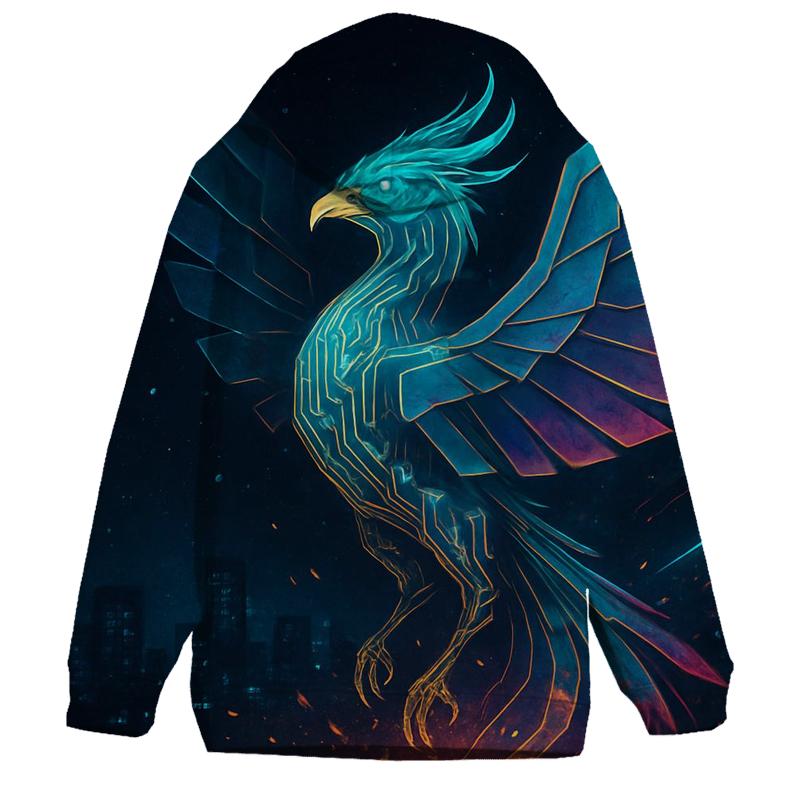 Chromatic Circuit Phoenix lightweight hoodies
