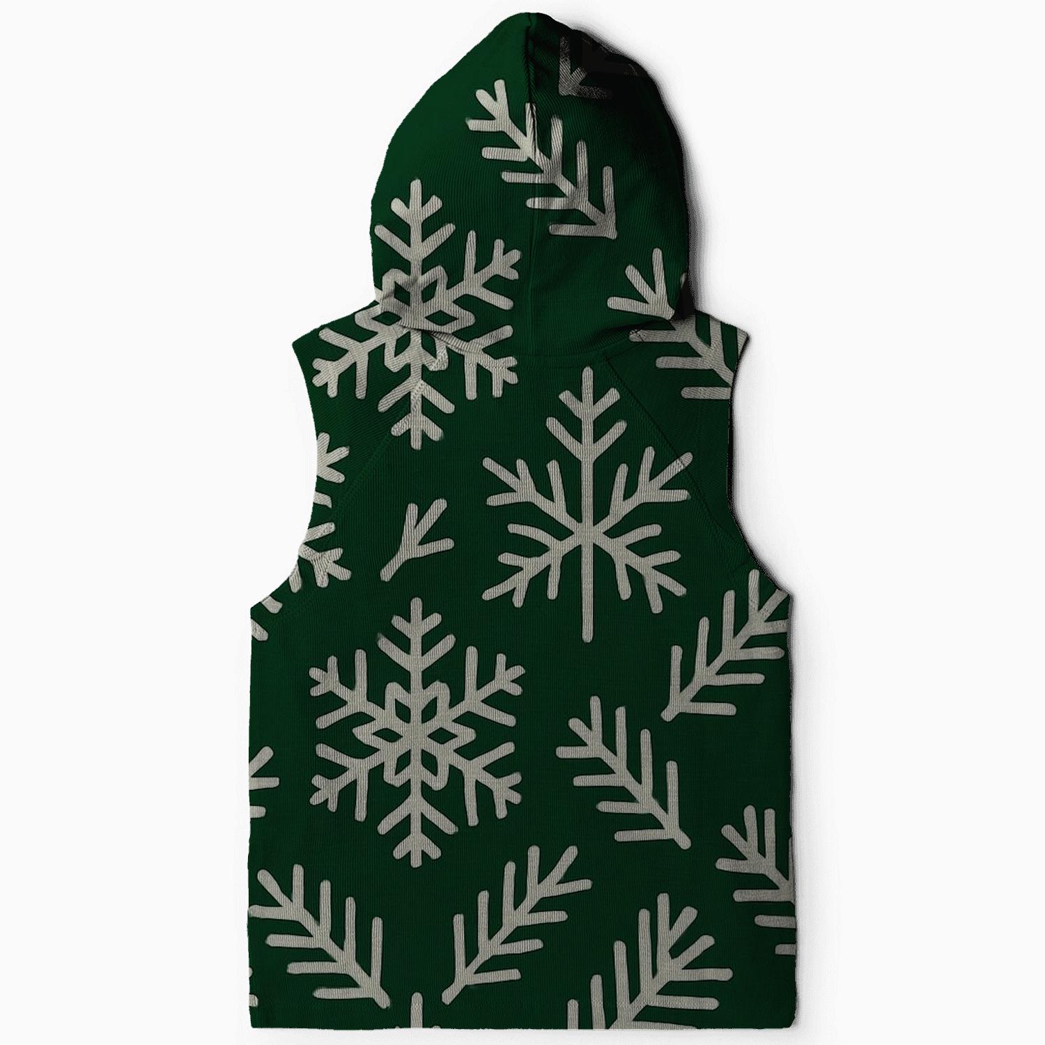 Snowflake Hexagon Lattice printed hoodies