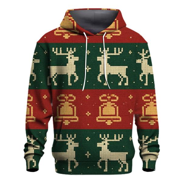 Cosmic Reindeer Sweater Design zip-up hoodies