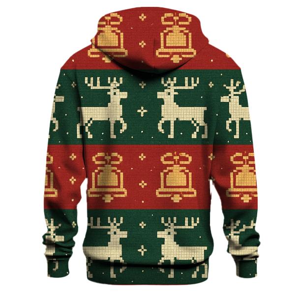 Cosmic Reindeer Sweater Design zip-up hoodies