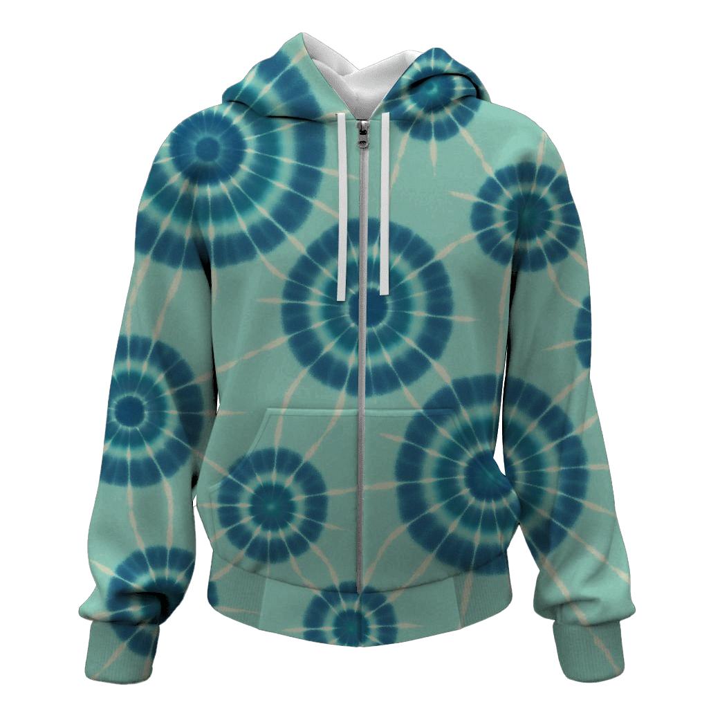 Kumo Cluster On Soft Mint Canvas lightweight hoodies