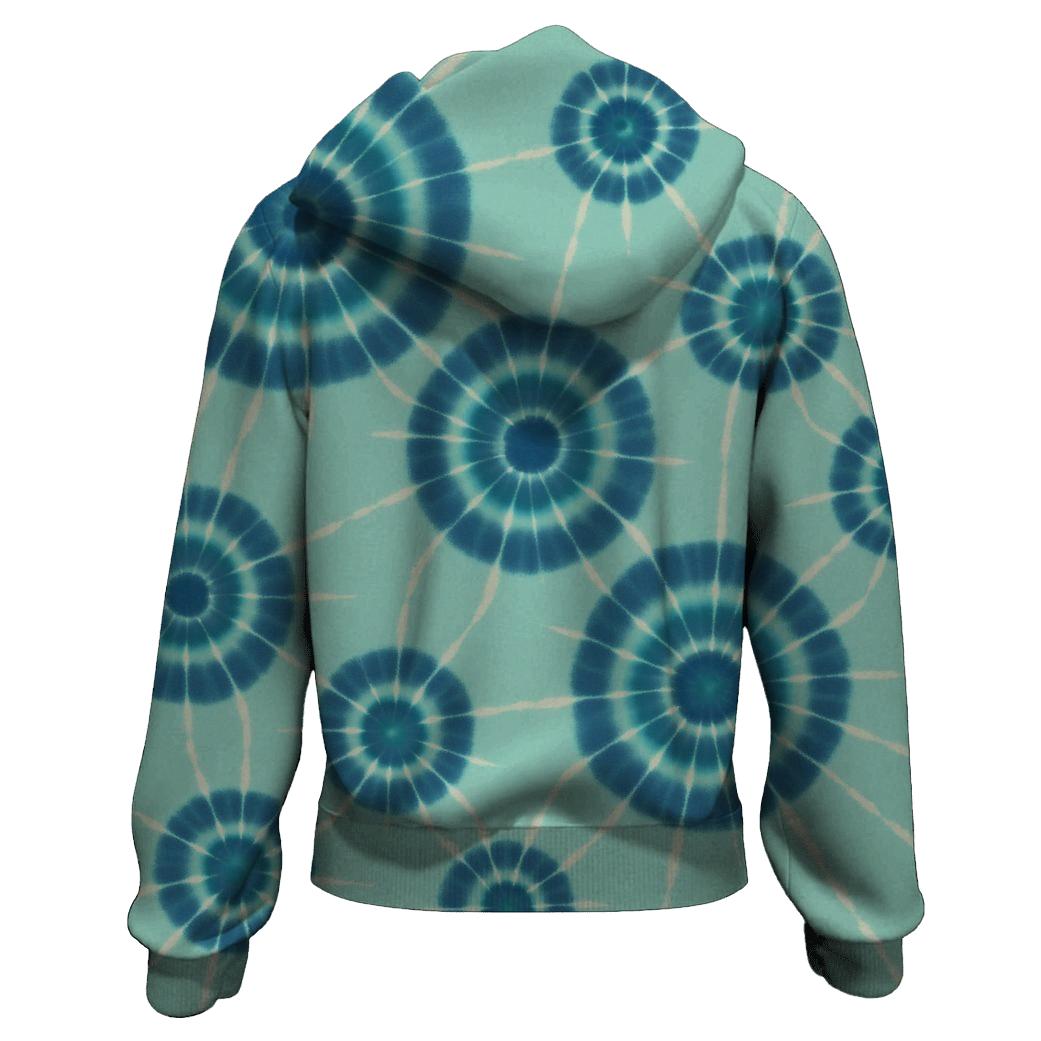Kumo Cluster On Soft Mint Canvas lightweight hoodies