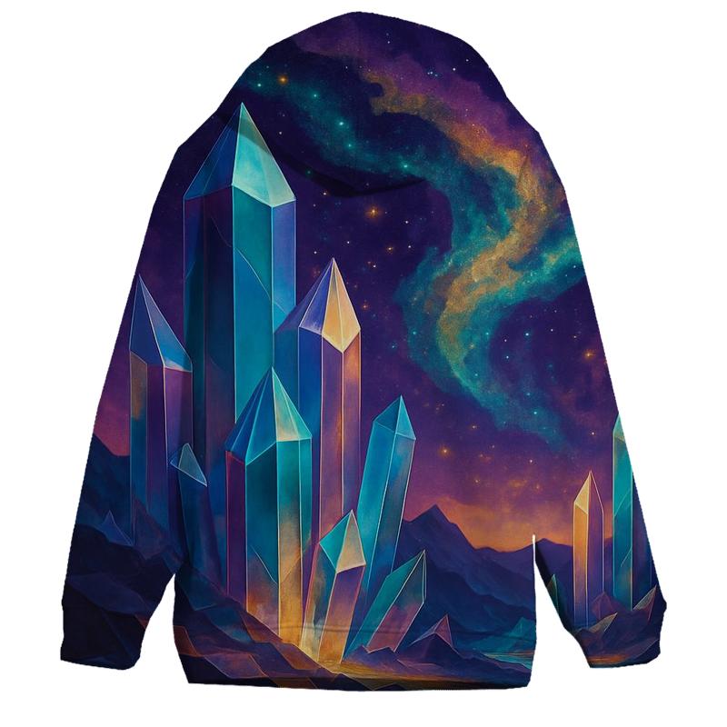 Celestial Prism Landscape lightweight hoodies