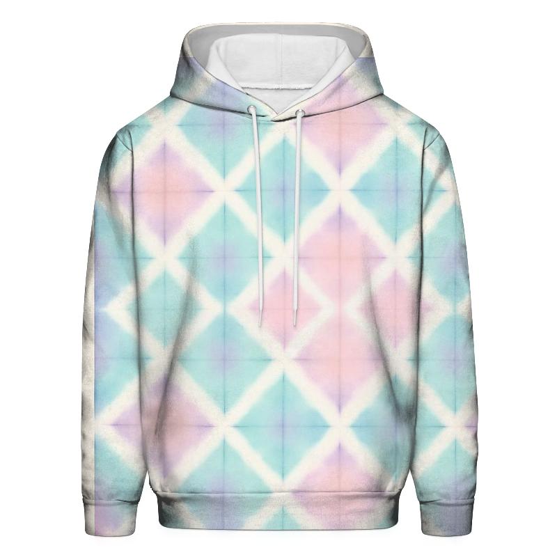 Pastel Itajime Diamond Grid hoodie trends