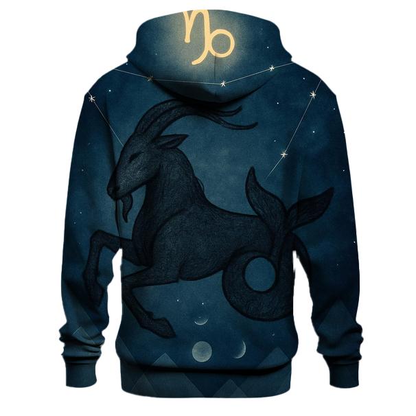 Capricorn Sea Goat Nebula Sigil lightweight hoodies
