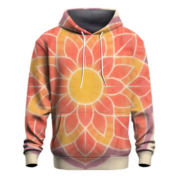Itajime Sunset Mandala custom hoodies