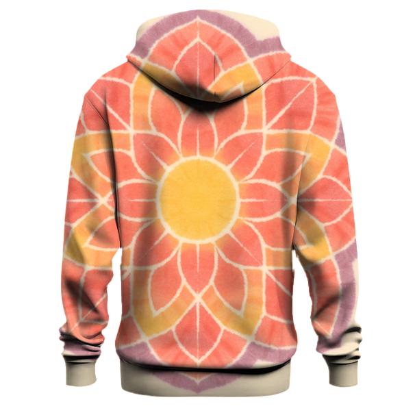 Itajime Sunset Mandala custom hoodies
