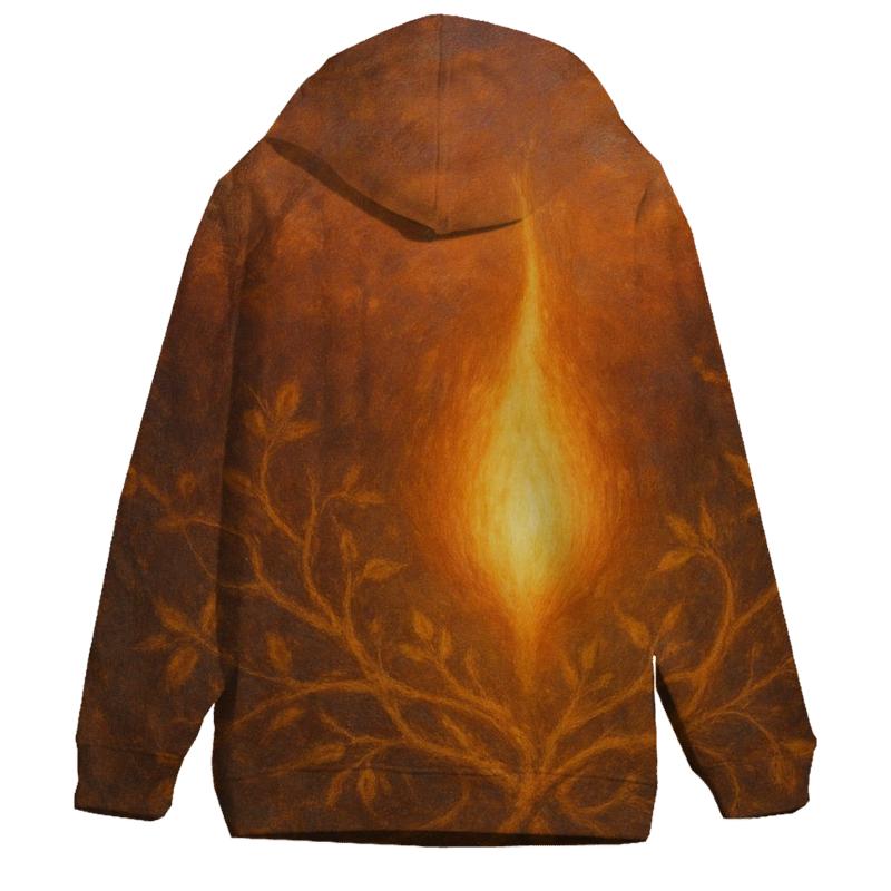 The Everlasting Flame A Mother Kindles Within zip-up hoodies