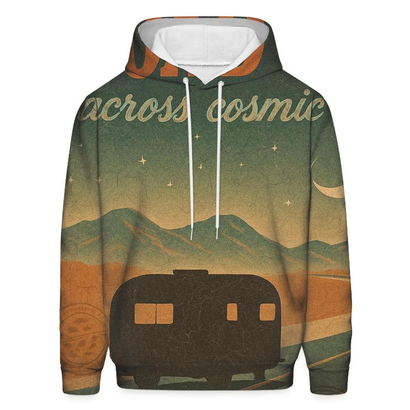 Retro Stellar Roadtrip Poster graphic hoodies