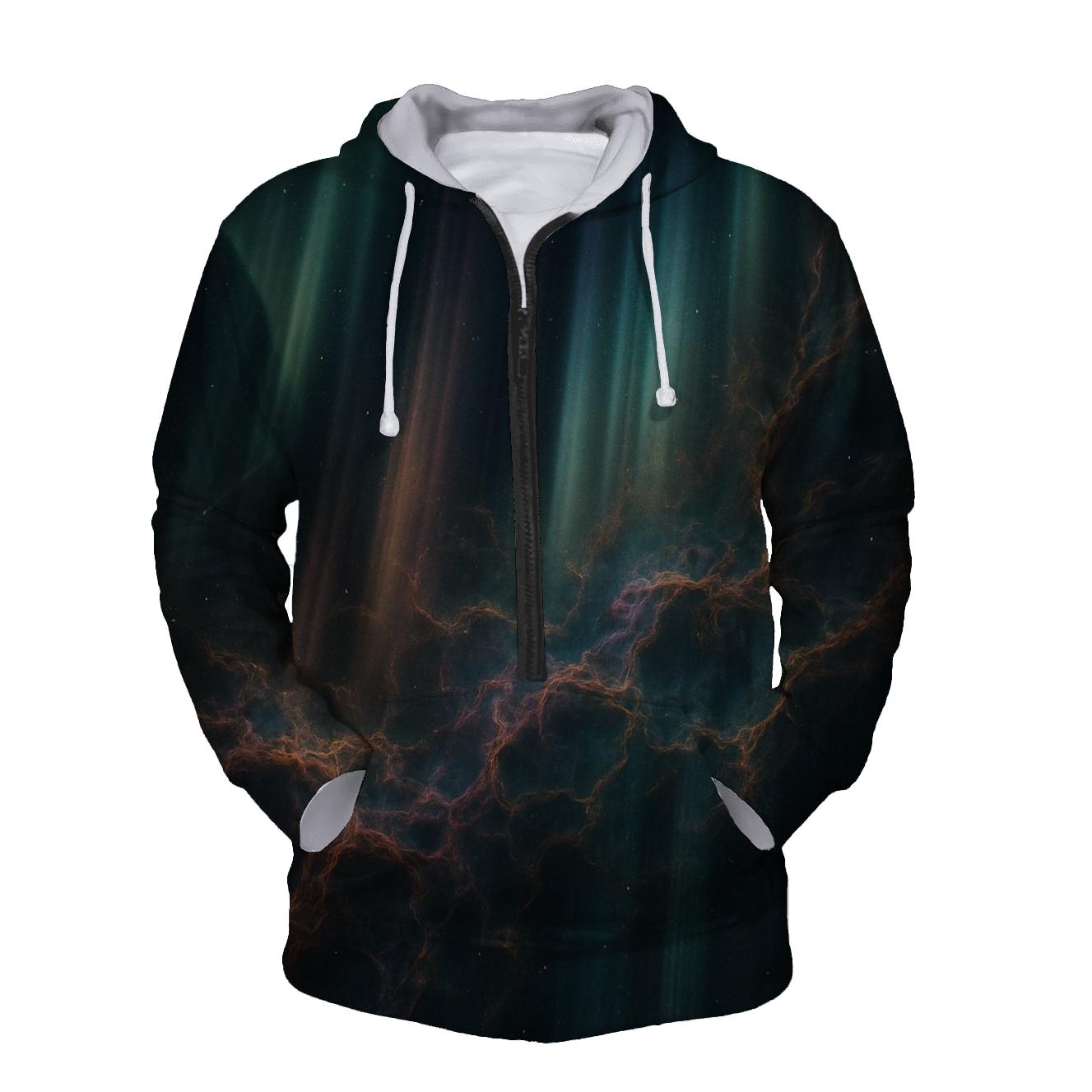 Auroral Nebula Filament designer hoodies