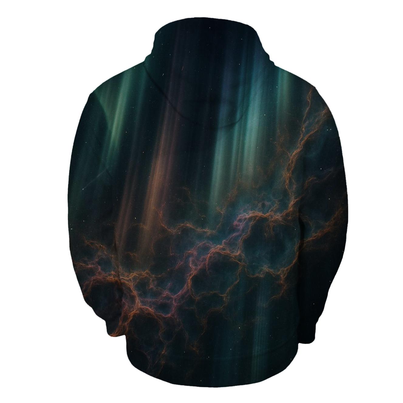 Auroral Nebula Filament designer hoodies