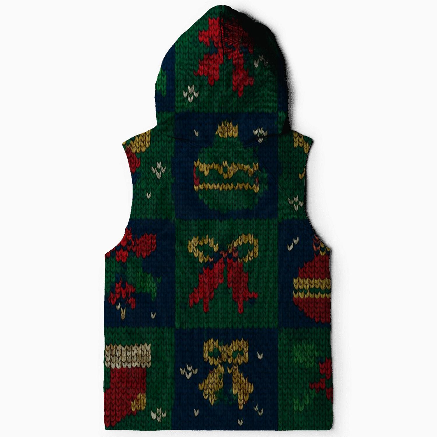 Tacky Tree Ornament Grid Design hoodie styles